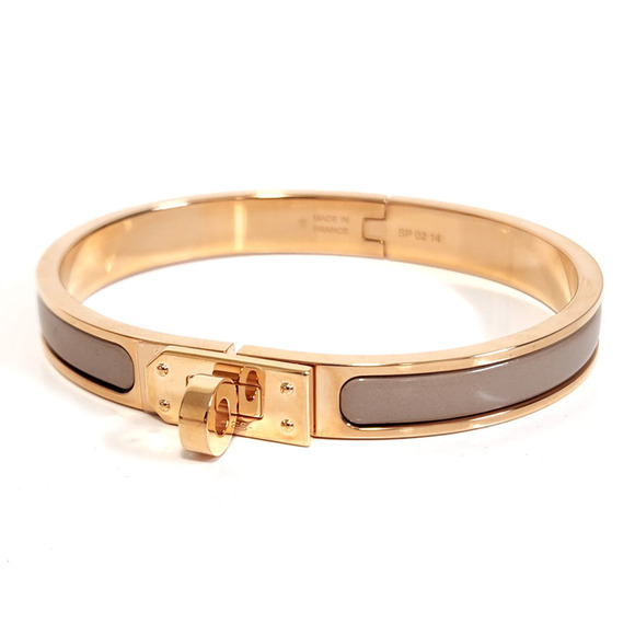 HERMES Gold and Brown Bracelet - Picture 1 of 11